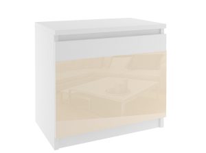 Noční stolek Belini bílý / perla Výrobce BM SN1/0/W/W/P/0