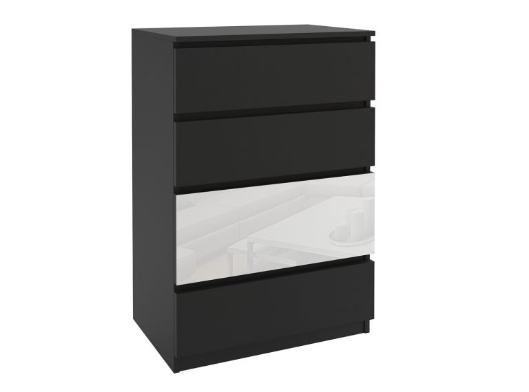 Komoda 60 Belini černý Výrobce SI KOM1/1/B/B/W/0