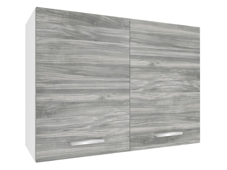 Kuchyňská skříňka Belini horní 80 cm šedý antracit Glamour Wood Výrobce TOR SG80/1/WT/GW1/0/E