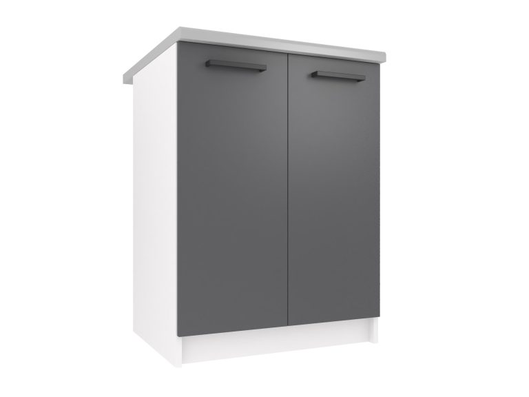 Kuchyňská skříňka Belini spodní 60 cm šedý s pracovní deskou Výrobce TOR SD2-60/0/WT/SR/0/B1
