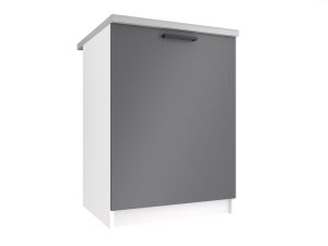 Kuchyňská skříňka Belini spodní 60 cm šedý mat s pracovní deskou Výrobce TOR SD60/0/WT/SR/0/B1/
