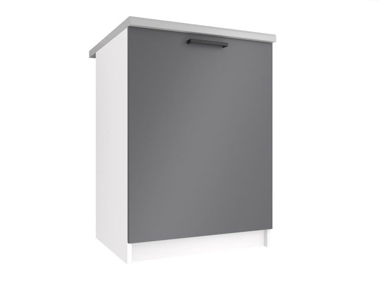 Kuchyňská skříňka Belini spodní 60 cm šedý mat s pracovní deskou Výrobce TOR SD60/0/WT/SR/0/B1/
