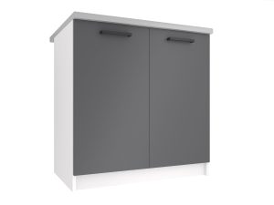Kuchyňská skříňka Belini spodní 80 cm šedý s pracovní deskou Výrobce TOR SD80/0/WT/SR/0/B1
