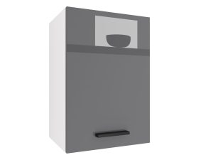 Kuchyňská skříňka Belini horní 40 cm šedý lesk Výrobce INF SG40/1/WT/S/0/B1