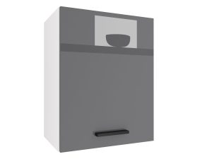 Kuchyňská skříňka Belini horní 45 cm šedý lesk Výrobce INF SG45/2/WT/S/0/B1