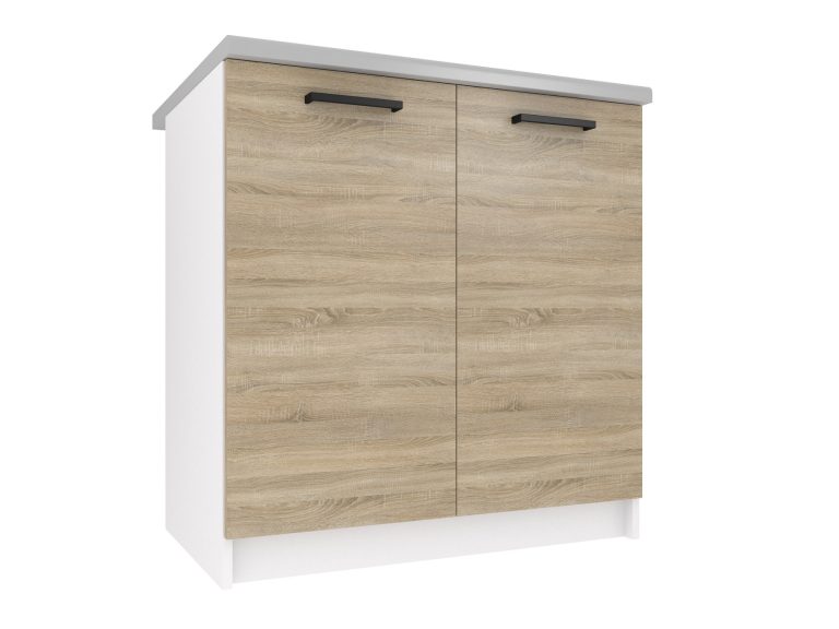 Kuchyňská skříňka Belini spodní 80 cm dub sonoma s pracovní deskou Výrobce TOR SD80/0/WT/DS/0/B1
