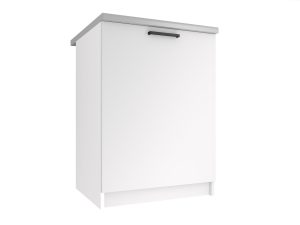 Kuchyňská skříňka Belini spodní 60 cm bílý mat bez pracovní desky Výrobce TOR SD60/0/WT/WT/BB/B1/