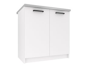 Kuchyňská skříňka Belini spodní 80 cm bílý mat s pracovní deskou Výrobce TOR SD80/0/WT/WT/0/B1
