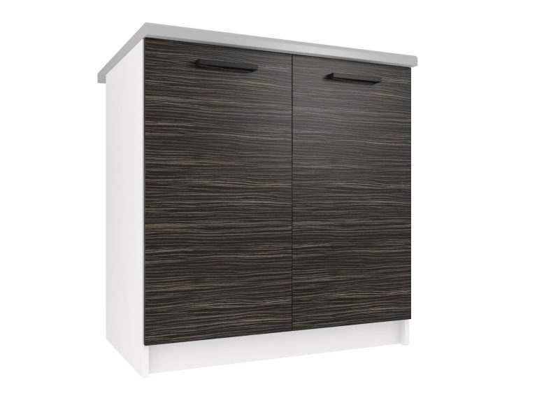 Kuchyňská skříňka Belini spodní 80 cm královský eben s pracovní deskou Výrobce TOR SD80/0/WT/HK/0/B1