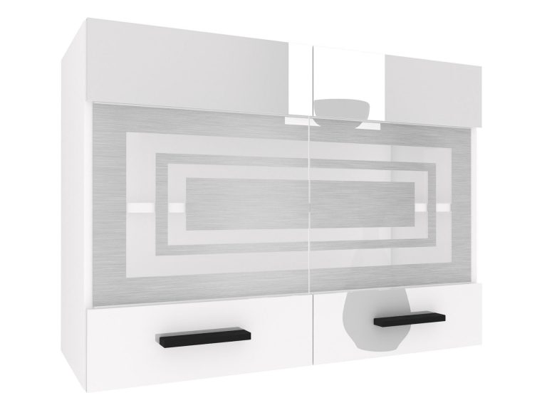 Kuchyňská skříňka Belini horní 80 cm bílý lesk Výrobce INF SGW80/3/WT/W/0/B1
