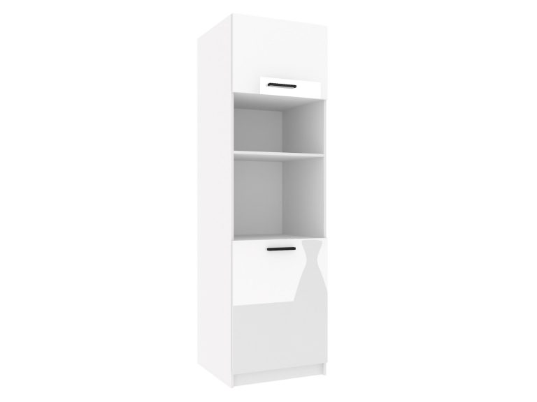 Vysoká kuchyňská skříňka Belini pro vestavnou troubu 60 cm bílý lesk Výrobce INF SSP60/1/WT/W/0/B1
