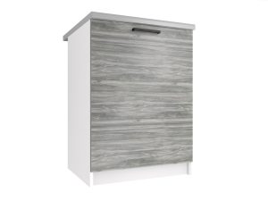 Kuchyňská skříňka Belini spodní 60 cm šedý antracit Glamour Wood bez pracovní desky Výrobce TOR SD60/0/WT/GW1/BB/B1