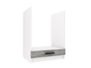 Kuchyňská skříňka Belini spodní pro vestavnou troubu 60 cm šedý antracit Glamour Wood bez pracovní desky Výrobce TOR SDP60/0/WT/GW/0/B1
