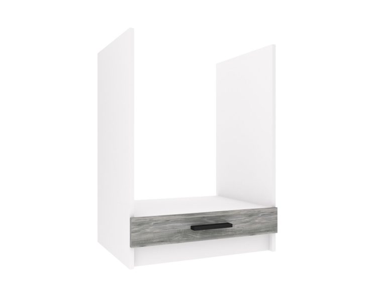 Kuchyňská skříňka Belini spodní pro vestavnou troubu 60 cm šedý antracit Glamour Wood bez pracovní desky Výrobce TOR SDP60/0/WT/GW/0/B1
