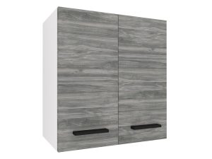 Kuchyňská skříňka Belini horní 60 cm šedý antracit Glamour Wood Výrobce TOR SG2-60/3/WT/GW1/0/B1
