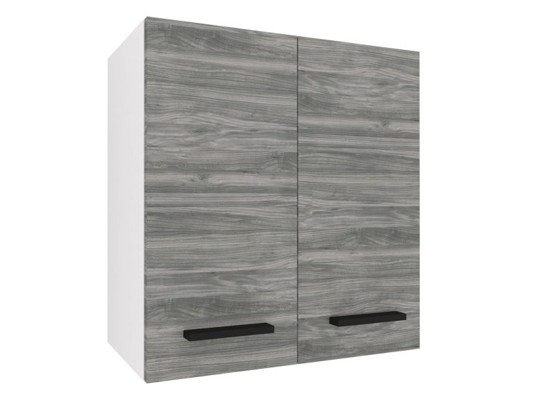 Kuchyňská skříňka Belini horní 60 cm šedý antracit Glamour Wood Výrobce TOR SG2-60/3/WT/GW1/0/B1
