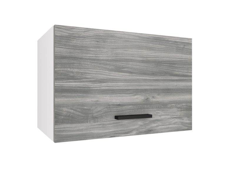 Kuchyňská skříňka Belini nad digestoř 60 cm šedý antracit Glamour Wood Výrobce TOR SGP60/2/WT/GW1/0/B1
