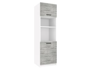 Vysoká kuchyňská skříňka Belini pro vestavnou troubu 60 cm šedý antracit Glamour Wood Výrobce TOR SSP60/1/WT/GW/0/B1
