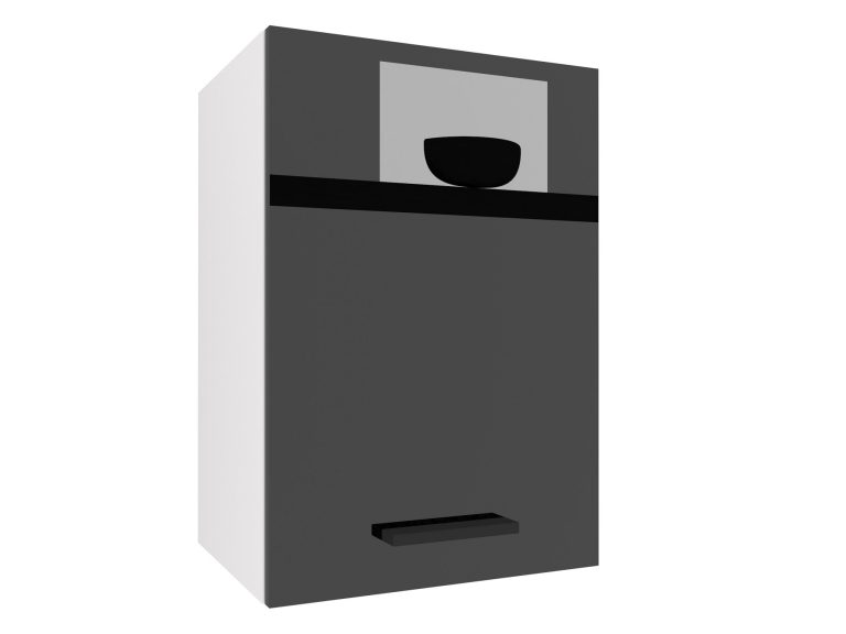 Kuchyňská skříňka Belini horní 40 cm černý lesk Výrobce INF SG40/1/WT/B/0/B1