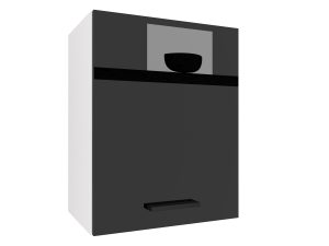 Kuchyňská skříňka Belini horní 45 cm černý lesk Výrobce INF SG45/2/WT/B/0/B1