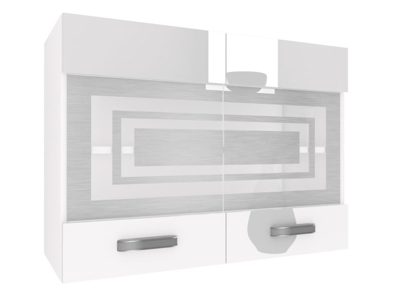 Kuchyňská skříňka Belini horní 80 cm bílý lesk Výrobce INF SGW80/3/WT/W/0/F
