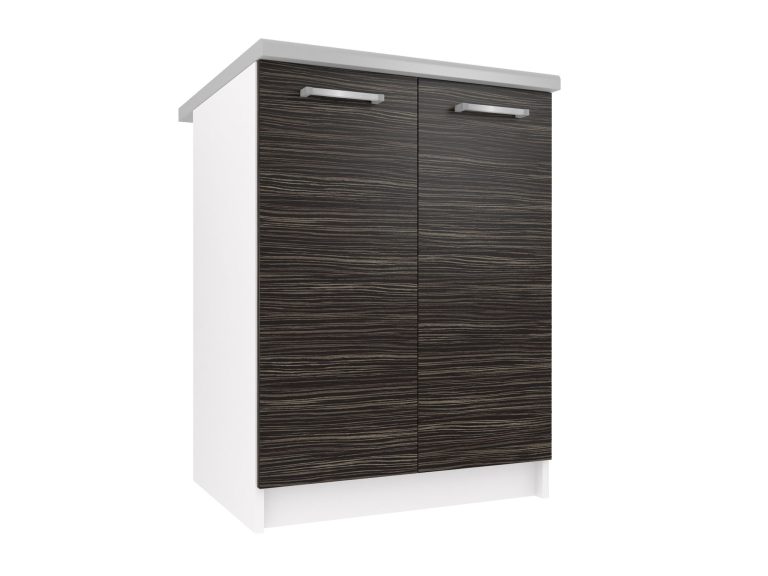 Kuchyňská skříňka Belini spodní 60 cm královský eben s pracovní deskou Výrobce TOR SD2-60/0/WT/HK/0/P