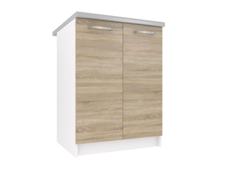 Kuchyňská skříňka Belini spodní 60 cm dub sonoma s pracovní deskou Výrobce TOR SD2-60/0/WT/DS/0/P