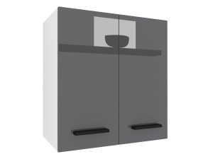 Kuchyňská skříňka Belini horní 60 cm šedý lesk Výrobce INF SG2-60/3/WT/S/0/B1