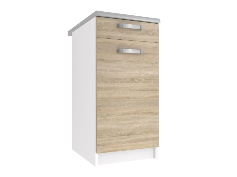 Kuchyňská skříňka Belini spodní se zásuvkami 40 cm dub sonoma bez pracovní desky Výrobce TOR SDSZ1-40/1/WT/DS/BB/U
