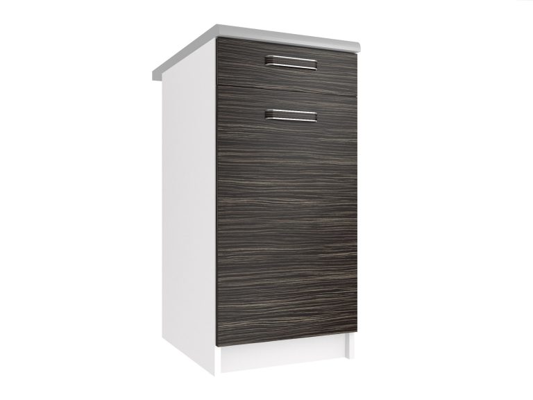 Kuchyňská skříňka Belini spodní se zásuvkami 40 cm královský eben s pracovní deskou Výrobce TOR SDSZ1-40/0/WT/HK/0/F

