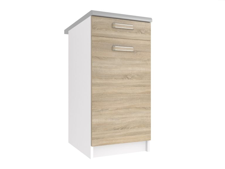 Kuchyňská skříňka Belini spodní se zásuvkami 40 cm dub sonoma s pracovní deskou Výrobce TOR SDSZ1-40/1/WT/DS/0/F
