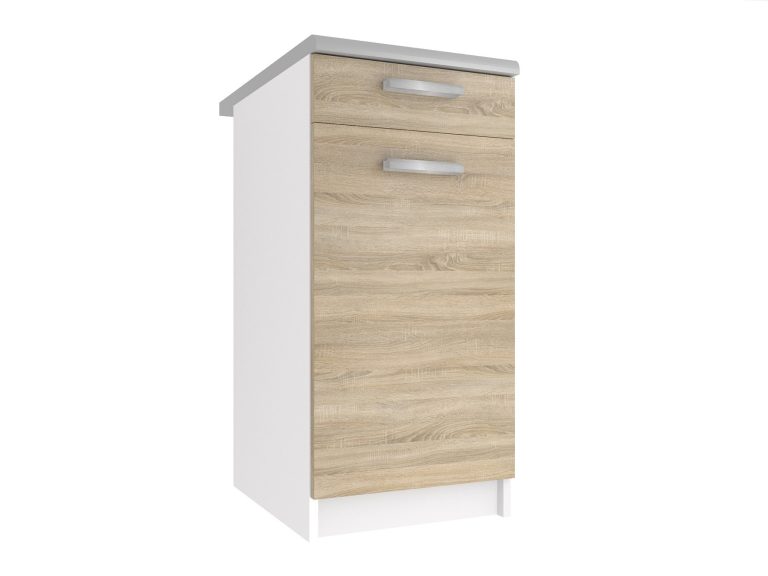 Kuchyňská skříňka Belini spodní se zásuvkami 40 cm dub sonoma s pracovní deskou Výrobce TOR SDSZ1-40/1/WT/DS/0/T
