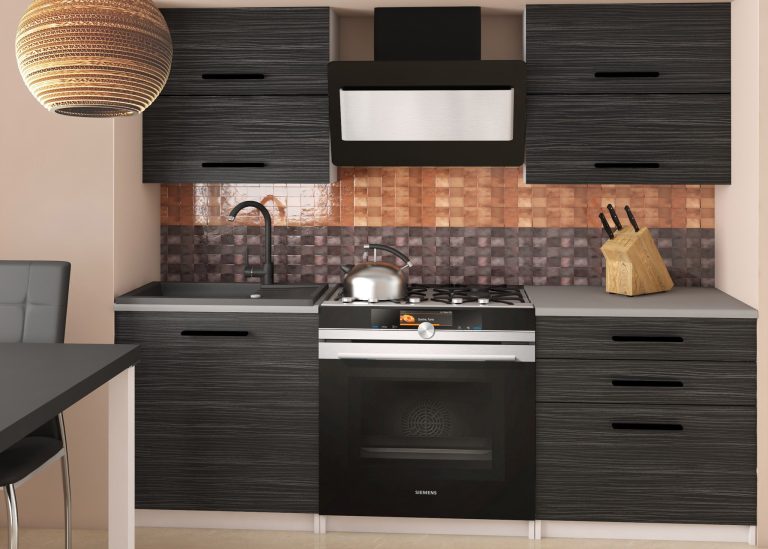 Kuchyňská linka Belini 120 cm královský eben s pracovní deskou Eleganta2 Výrobce TOR ELEGANTA2/2/WT/HK/0/B1