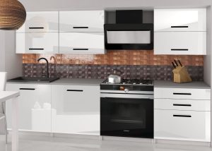 Kuchyňská linka Belini 180 cm bílý lesk s pracovní deskou Primera2 Výrobce