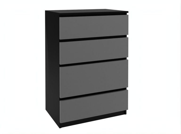 Komoda 62 Belini černý / šedý Výrobce SI KOM1/1/B/SR/0/0