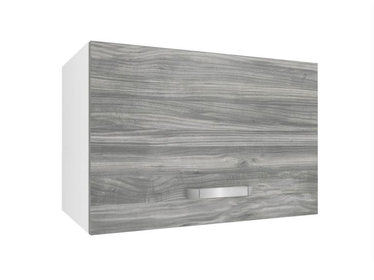 Kuchyňská skříňka Belini nad digestoř 60 cm šedý antracit Glamour Wood Výrobce TOR SGP60/2/WT/GW1/0/U
