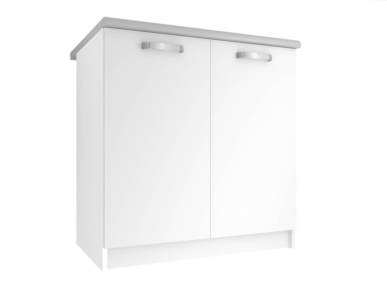 Kuchyňská skříňka Belini spodní 80 cm bílý mat
s pracovní deskou Výrobce TOR SD80/0/WT/WT/0/U
