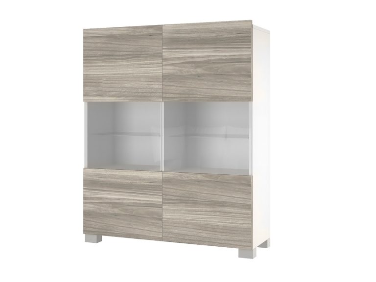 Komoda Belini šedý antracit Glamour Wood Imperium Belini 8 Výrobce IMP KOM1/3/W/GW1/0/0