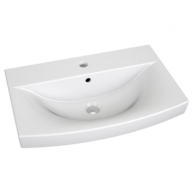 Koupelnový nábytek skříňky s umyvadlem a zrcadlem bílá matná Výrobce ROD PRIMO M 6/0/W/W/0/ZINC
