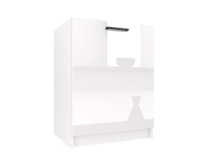 Kuchyňská skříňka Belini dřezová 60 cm bílý lesk bez pracovní desky Výrobce INF SDZ60/0/WT/W/0/B1
