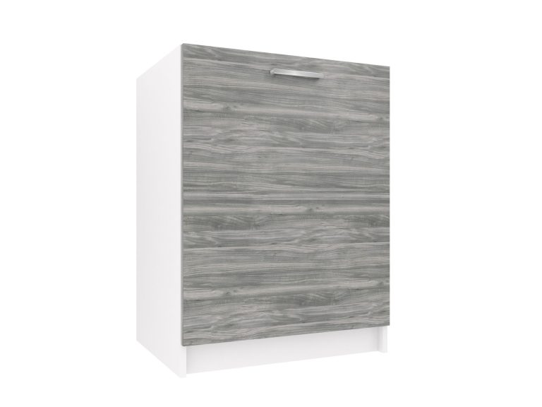 Kuchyňská skříňka Belini dřezová 60 cm šedý antracit Glamour Wood bez pracovní desky Výrobce TOR SDZ60/0/WT/GW/0/E
