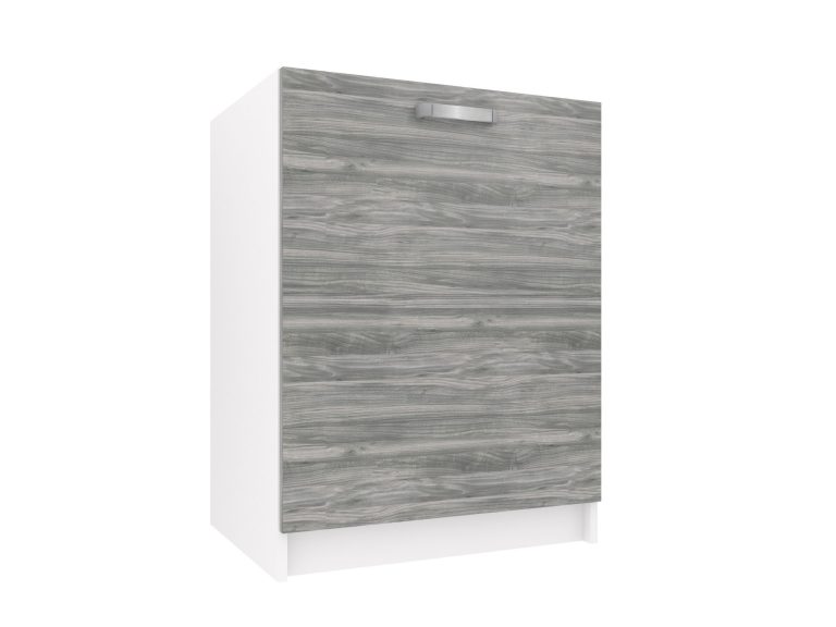 Kuchyňská skříňka Belini dřezová 60 cm šedý antracit Glamour Wood bez pracovní desky Výrobce TOR SDZ60/0/WT/GW/0/U

