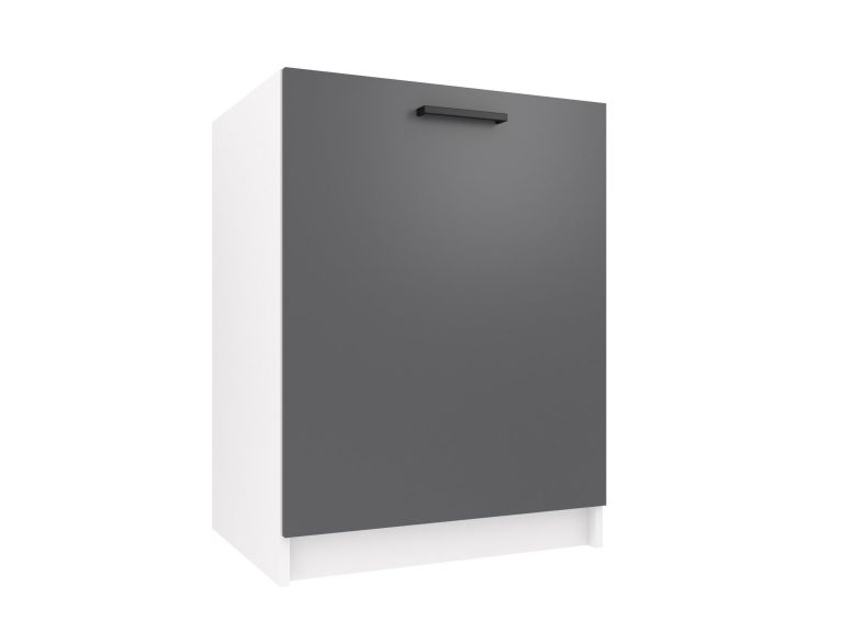 Kuchyňská skříňka Belini dřezová 60 cm šedý mat bez pracovní desky Výrobce TOR SDZ60/0/WT/SR/0/B1
