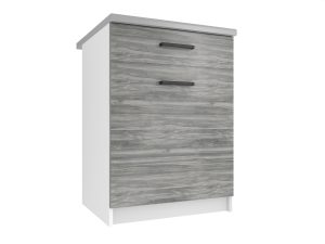 Kuchyňská skříňka Belini spodní se zásuvkami 60 cm šedý antracit Glamour Wood s pracovní deskou Výrobce TOR SDSZ1-60/0/WT/GW/0/B1

