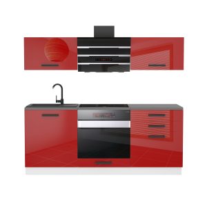 Kuchyňská linka Belini Premium Full Version 180 cm červený lesk bez pracovní desky SOPHIA Výrobce