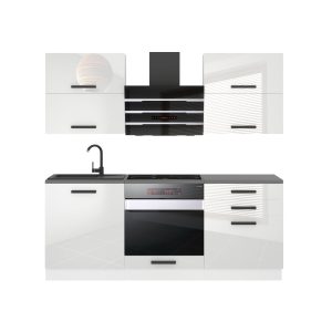 Kuchyňská linka Belini Premium Full Version 180 cm bílý lesk s pracovní deskou EMILY Výrobce