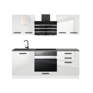 Kuchyňská linka Belini Premium Full Version 180 cm bílý lesk s pracovní deskou MARY Výrobce