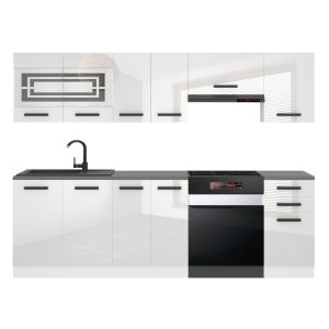 Kuchyňská linka Belini Premium Full Version 240 cm bílý lesk s pracovní deskou LILY Výrobce