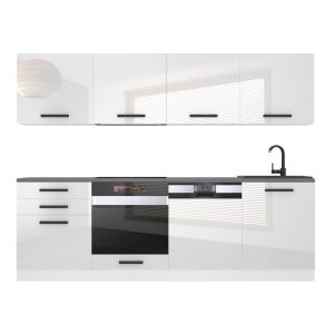 Kuchyňská linka Belini Premium Full Version 240 cm bílý lesk s pracovní deskou ALICE Výrobce