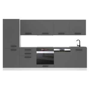 Kuchyňská linka Belini Premium Full Version 300 cm šedý mat bez pracovní desky ROSE Výrobce
